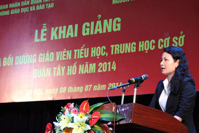 Giám đốc VNU - HDC PGS.TS Lê Thị Thu Thủy